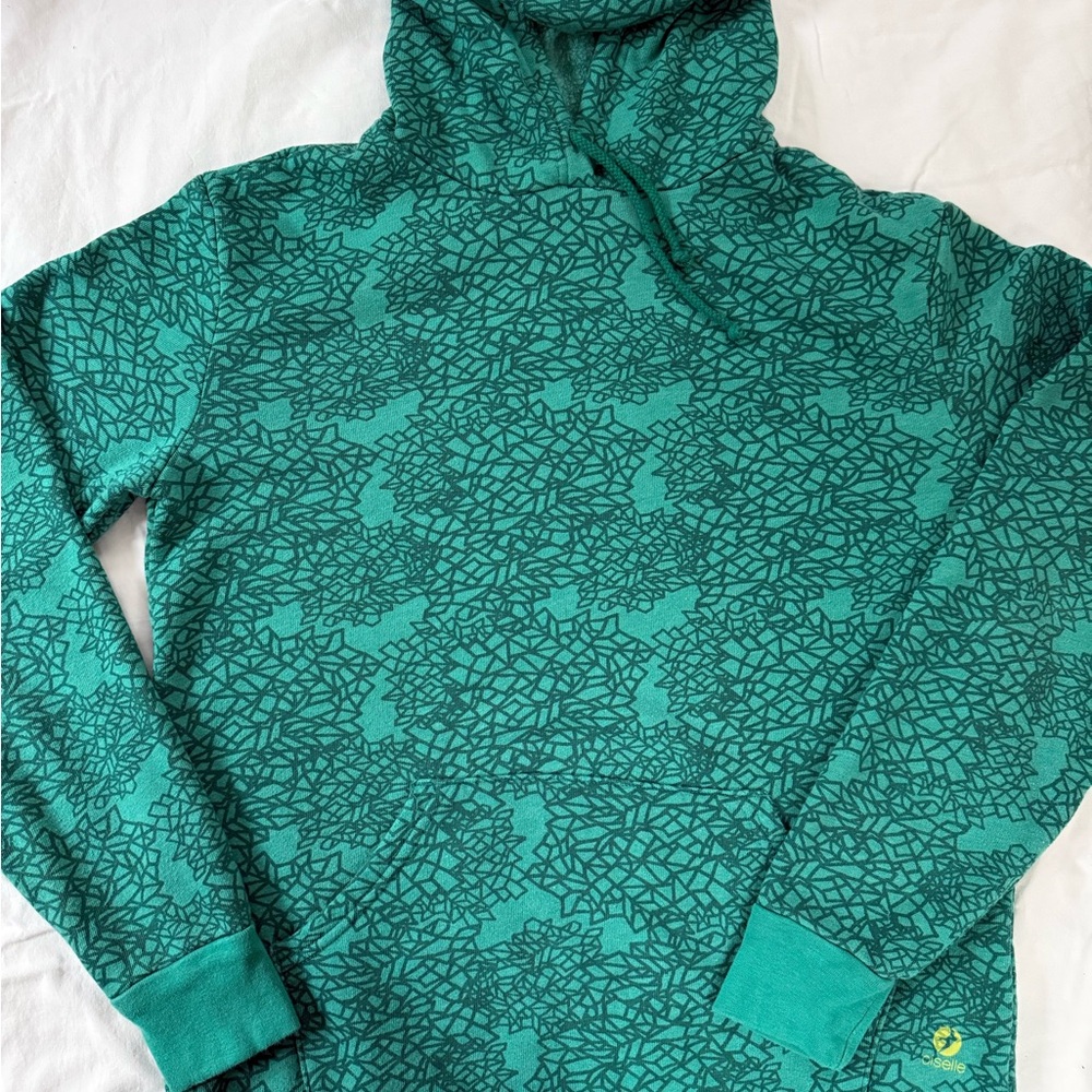 Oiselle Big O Hoodie sz L green
